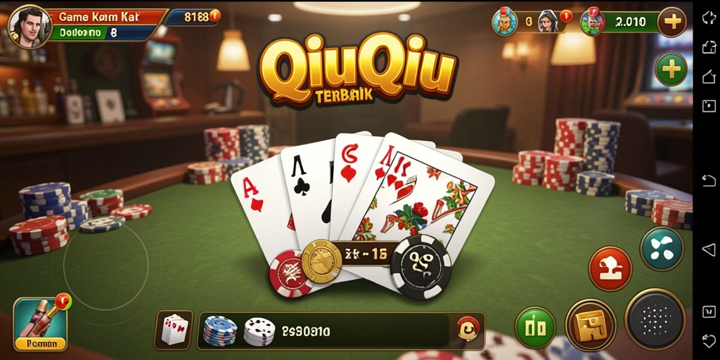 Tampilan gameplay seru dari QiuQiu 8180.