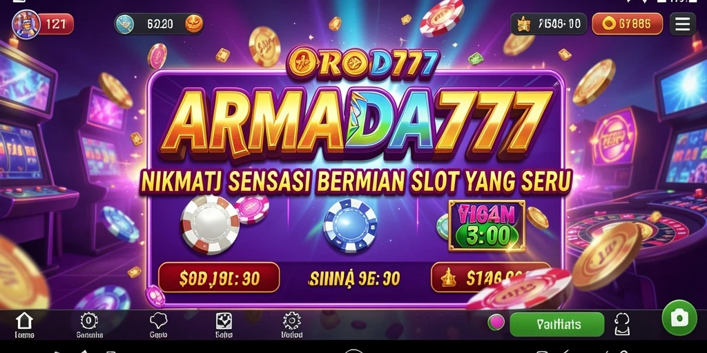 Tampilan gameplay seru dari ARMADA777 yang menarik untuk dimainkan.