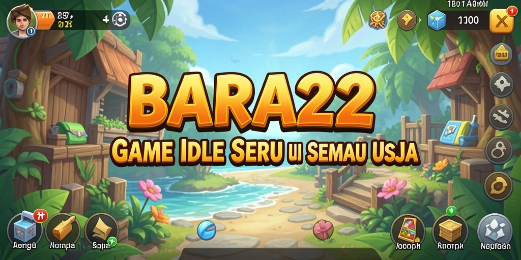 Tampilan gameplay BARA22 yang menyenangkan dan interaktif.