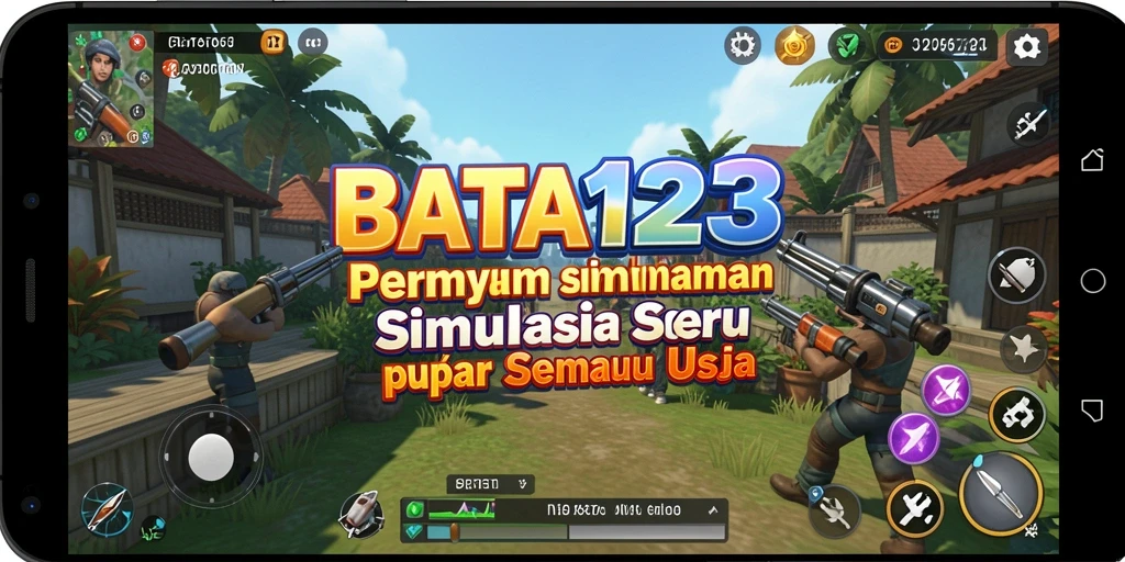 Tangkapan layar BATA123 menunjukkan interaksi karakter dalam gameplay Simulation.