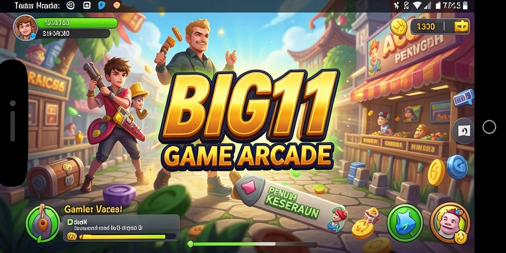 Tampilan gameplay BIG11 yang menarik dan penuh warna.