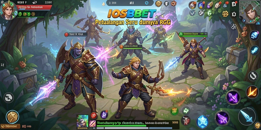 Tampilan gameplay seru di IOSBET dengan aksi RPG menarik.