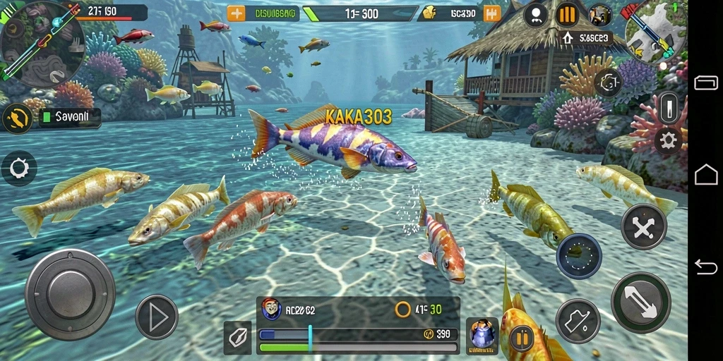 Gameplay KAKA303 menembak ikan yang seru dan menantang.