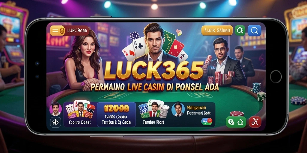 Tampilan gameplay LUCK365 yang seru dengan dealer langsung.