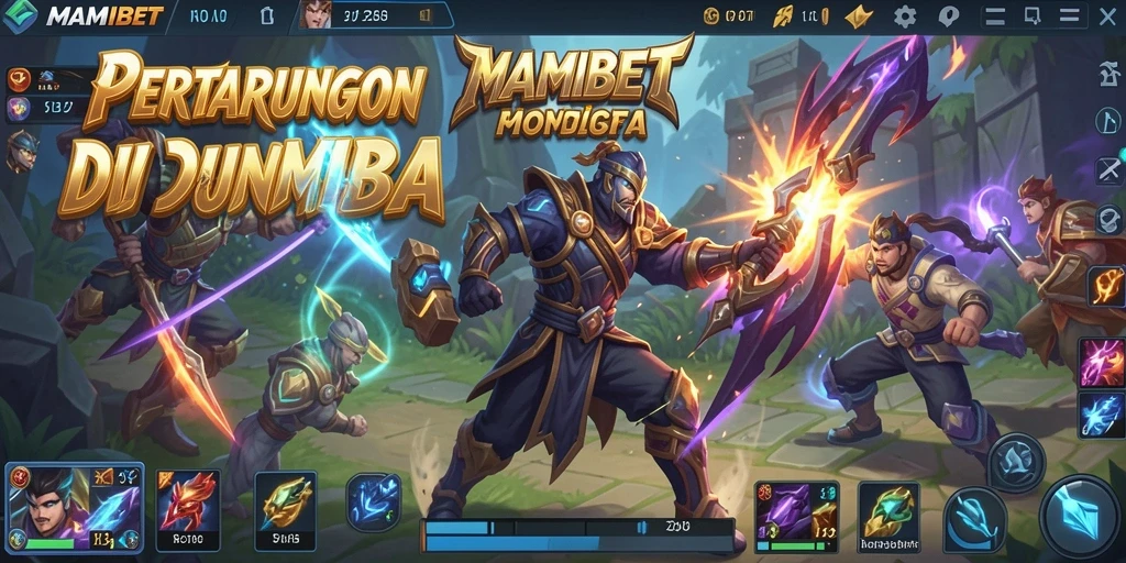 Tampilan aksi seru dalam gameplay MAMIBET yang mendebarkan.