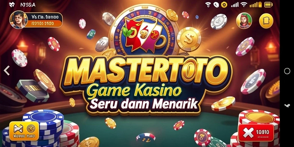 Tampilan gameplay MASTERTOTO yang seru dan mendebarkan dalam aplikasi Kasino.