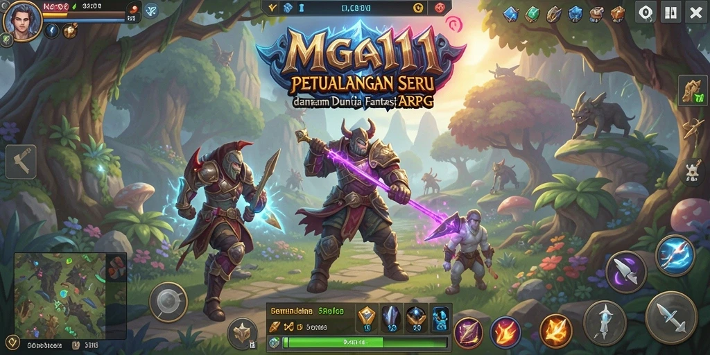 Tampilan permainan MEGA111 dengan aksi seru dan grafis menawan.