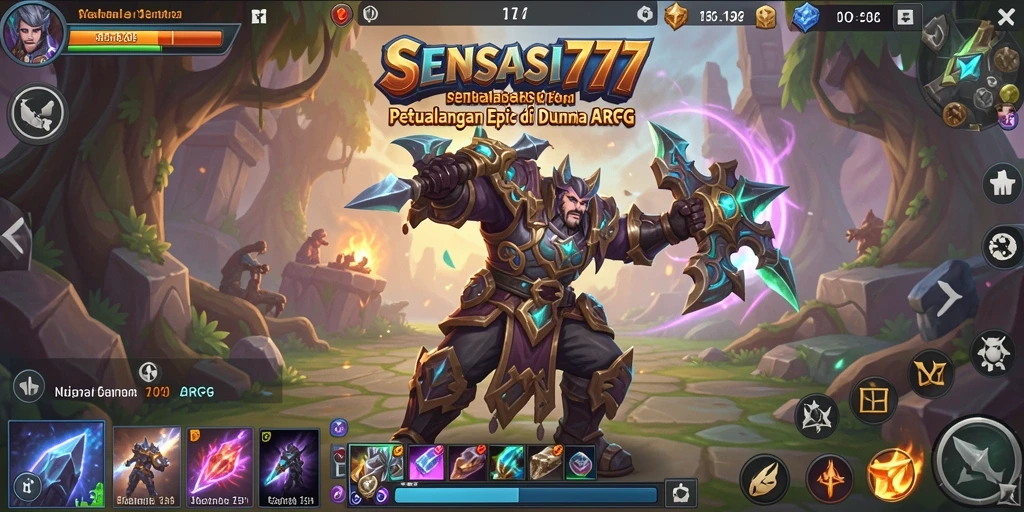 Tampilan gameplay petualangan seru di SENSASI777 yang penuh aksi.