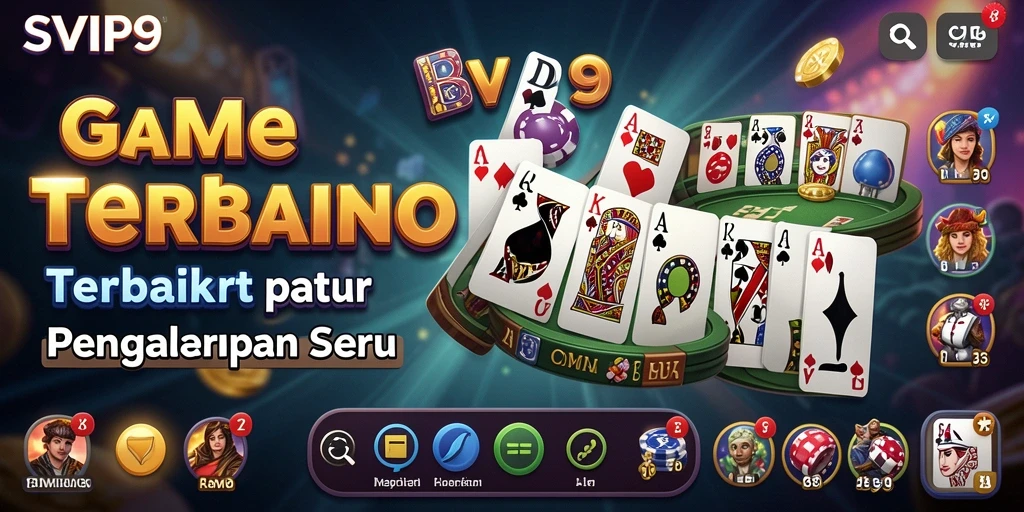 Tangkapan layar gameplay SVIP9 yang menampilkan keseruan bermain Domino.